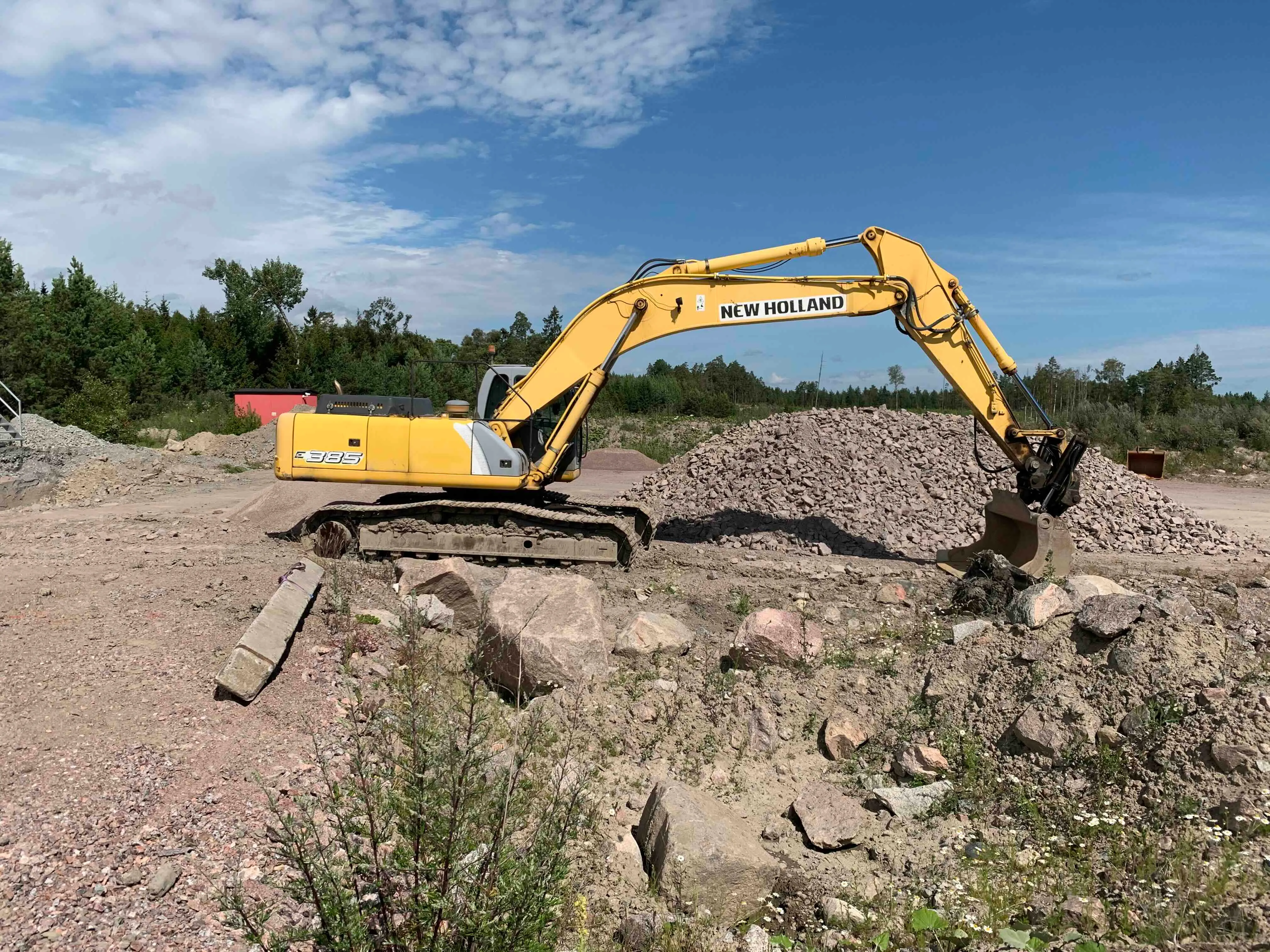 Foundation work for hydrogen factory