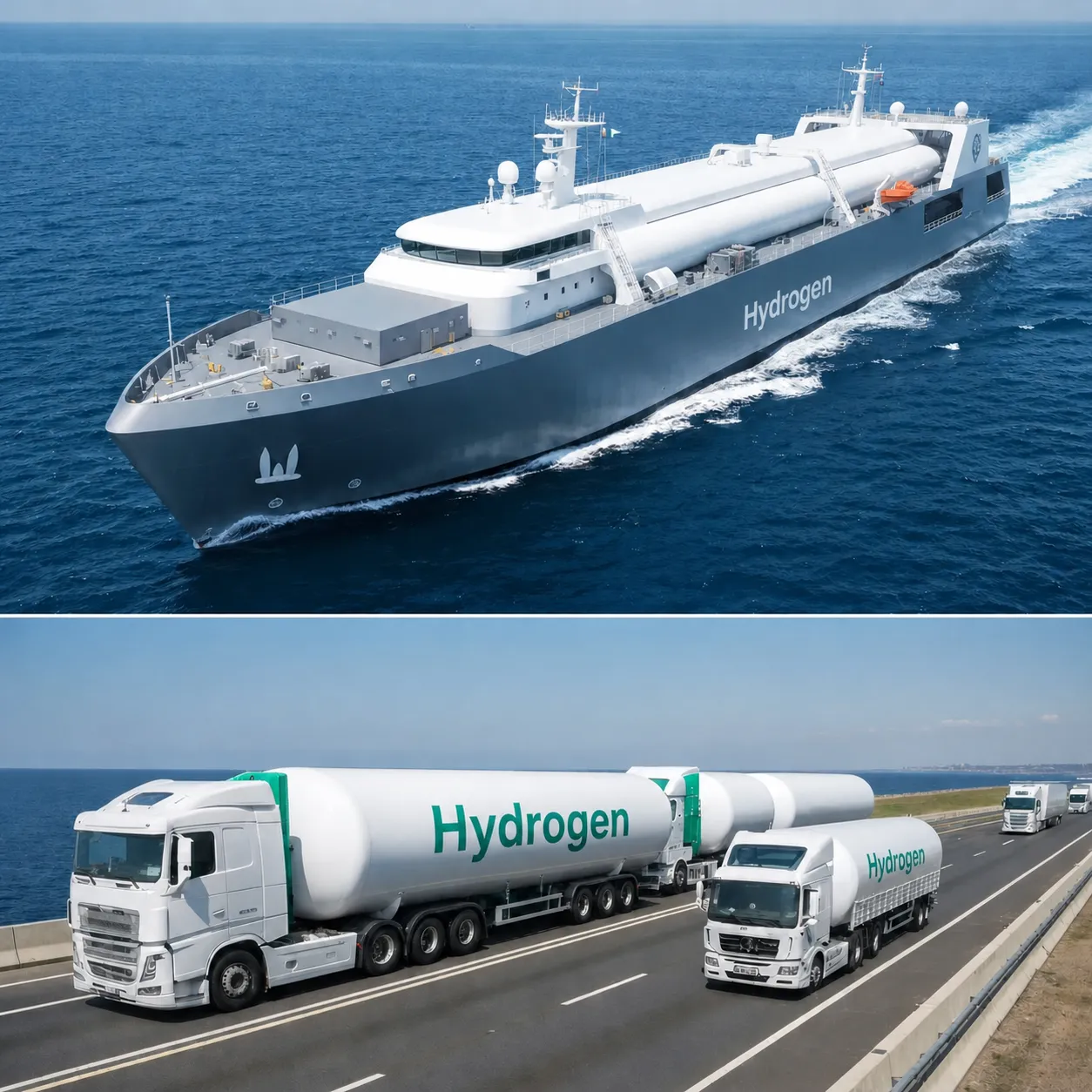 Hydrogen-powered transport